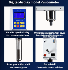 NDJ-8S/9S Rotary <span class=keywords><strong>Digital</strong></span> <span class=keywords><strong>Viscometer</strong></span> Cat Lem Cat Tester Viskositas Cair - Product Image 2