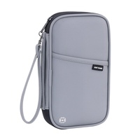 Porte-passeport anti-RFID pour hommes et femmes, étui étanche pour documents de voyage, pochette antivol pour cartes de crédit