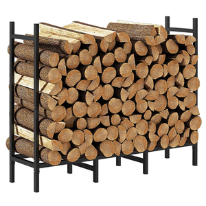 Support à bois de chauffage moderne en métal à <span class=keywords><strong>prix</strong></span> abordable pour le rangement des bûches de cheminée - Product Image 1