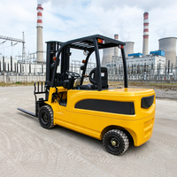 Chariot élévateur industriel lourd de 5 tonnes avec batterie au lithium 80V 500Ah, moteur AC, système de charge rapide, CE ISO