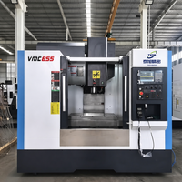 Centro de Mecanizado Vertical CNC VMC855 de 3 Ejes con Husillo BT40, Fresadora CNC para Moldes, Piezas de Automóviles, Herrajes y Metal de Precisión