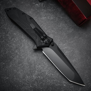 มีดพับ Ker shaw Brawler 1990 DIY OEM ขนาด 3.03 นิ้ว ผลิตจากเหล็ก 8Cr13Mov สำหรับเดินป่าและตั้งแคมป์ พร้อมด้ามจับทำจากไนลอนเสริมใยแก้ว - Product Image 5