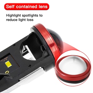 Projecteur de phare LED H4, mini-lentille, phares LED Y7 Y8, phare LED de voiture 170W super lumineux blanc pour voiture et moto - Product Image 4