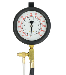 TU-443 Deluxe pompa injeksi bahan bakar otomotif Universal <span class=keywords><strong>Kit</strong></span> penguji tekanan bahan bakar Manometer terbaru untuk pengujian mesin - Product Image 2