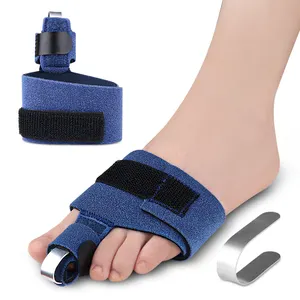 Tali jari kaki bisa disesuaikan, belat tetap, pelat aluminium bengkok satu jari, Pelindung jari kaki