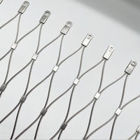 SS 304 316 flexibles Edelstahl-Kabel geflecht/Balkon geländer Stahlnetz Edelstahl/Treppen geländer zum Schutz des Netzes