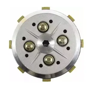 OEM quality motorcycle complete clutch assembly clutch disc pressure plate for YBR125 XTZ125 FACTOR 125