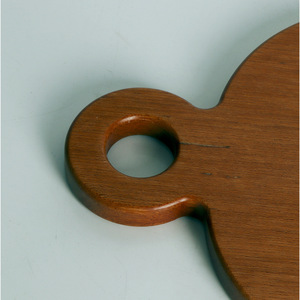 เขียงไม้ทรงสี่เหลี่ยมผืนผ้าขนาดเล็กพร้อมหูจับสำหรับใช้ในครัว - Product Image 4