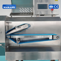 Máquina Cortadora de Frutas y Verduras Multifuncional de Gran Capacidad, Continua, de Acero Inoxidable SUS304, para Triturar Patatas y Espinacas