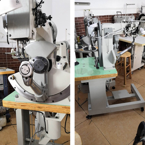 Máquina de coser de brazo oscilante de doble hilo JN-168 para costuras laterales y costuras de borde de calzado - Product Image 3