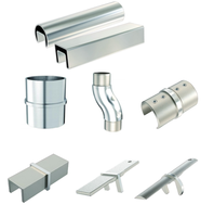 Jamais la rouille en acier inoxydable en verre fente de robinet raccords de tuyauterie système de garde-corps de pont en verre balustrade balustrade main courante