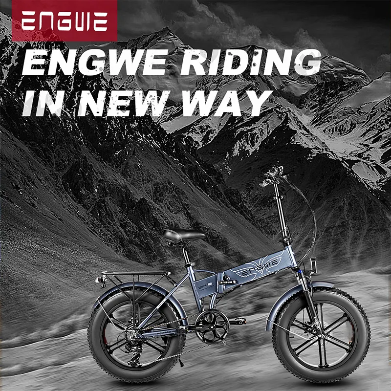 EU STOCK ENGWE EP-2 PRO Electric Folding Bike fat bike folding ebike Electric Road Bike motos electrica mtb electric 20