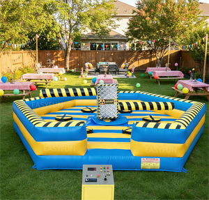 EASYFUN - Parcours d'obstacles gonflable Meltdown personnalisé à prix abordable pour la <span class=keywords><strong>location</strong></span> - Jeu de carnaval extérieur - Product Image 6