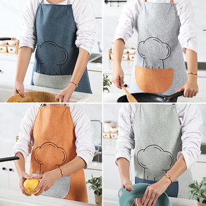 Wholesale Washable & Reusable Printed Cooking Kitchen <b>Apron</b> for Women <b>Men</b> with Pockets and Adjustable Strap - Product Image 4