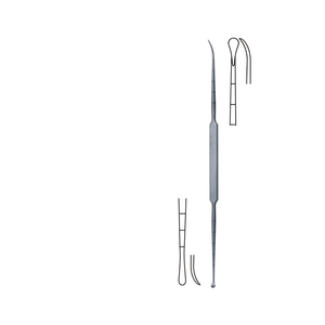 Élévateurs manuels à double extrémité Cottle en acier inoxydable pour septum, Raspatorie de tunneling, Instruments Healermed à alimentation électrique, Certifiés CE - Product Image 1