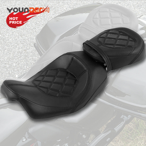 Housse de <span class=keywords><strong>selle</strong></span> de moto universelle en cuir pour <span class=keywords><strong>Harley</strong></span> CVO Street <span class=keywords><strong>Road</strong></span> Glide <span class=keywords><strong>Road</strong></span> <span class=keywords><strong>King</strong></span> - Product Image 3