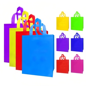 Gran oferta portátil reutilizable Eco supermercado bolsa de comestibles bolsas de compras no tejidas logotipo personalizado tela compras bolsa no tejida - Product Image 2