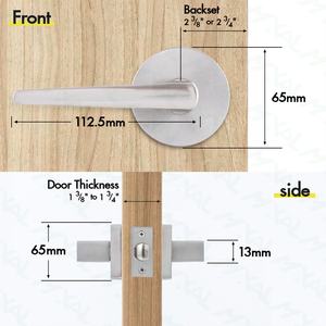 Maxal Nouveau 9161 Passage Confidentialité Salle De Bains Factice Ménage Serrures De Porte Et Poignée Ensemble Étanche Clé Déverrouiller <span class=keywords><strong>Way</strong></span> pour Salles De Bains - Product Image 4