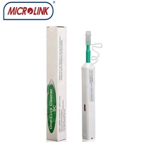 Stylo de nettoyage de fibres optiques Long Lifetimes 800 Times SC ST FC E2000 avec fenêtre transparente pour utilisation FTTH, efficacité de 99 %