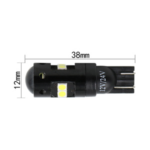 Luces de matrícula LED T10 3030 8SMD de alto brillo, luces de estacionamiento, amplio voltaje 12-24V - Product Image 5