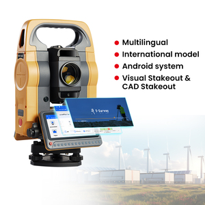 Estación Total Android Hi-traget HTS-720/ZTS-720 de Última Generación con Pantalla de 5.5 Pulgadas y Software T-Survey para Topografía y Reparto de Estaciones Totales CAD - Product Image 2