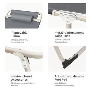 <span class=keywords><strong>Lit</strong></span> Pliant Portable de Bureau – Fauteuil Incontournable pour Sieste et Pause Déjeuner – <span class=keywords><strong>Lit</strong></span> de Camp et <span class=keywords><strong>Lit</strong></span> d'Appoint <span class=keywords><strong>Simple</strong></span> - Product Image 6