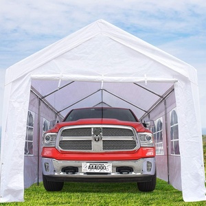 Carport 10x20 auvent en acier robuste hauteur réglable <span class=keywords><strong>Garage</strong></span> Portable pour camion bateau voiture Port <span class=keywords><strong>de</strong></span> fête Placement d'équipement - Product Image 6