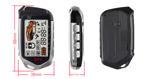 SPY Chất Lượng Cao Dừng Sao Engin Phổ <span class=keywords><strong>Push</strong></span> <span class=keywords><strong>Button</strong></span> <span class=keywords><strong>Alarm</strong></span> Hệ Thống Xe <span class=keywords><strong>2</strong></span> <span class=keywords><strong>Way</strong></span> Lcd Afritec Xe Báo Động Với Immo Bypass - Product Image 3