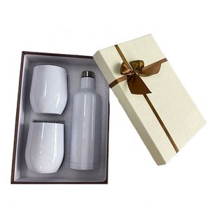 12Oz 17Oz <b>Thermos</b> Blank Sublimation Diy Cups Gifts Christmas Gift Insulated <b>Bottle</b> and Tumbler Set - Product Image 1