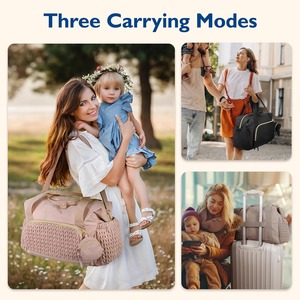 Mochila multifuncional de <span class=keywords><strong>maternidad</strong></span> de gran capacidad personalizada, organizador de lujo, bolsa de pañales <span class=keywords><strong>para</strong></span> bebé, bolsas de viaje <span class=keywords><strong>para</strong></span> mamá y <span class=keywords><strong>Hospital</strong></span> - Product Image 6