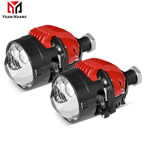 Phare de voiture à double lentille bi-laser LED C6-2.5 pouces 12V 104W 23000LM pour H4 H7 H11 9005 9006 Accessoires automobiles - Product Image 2