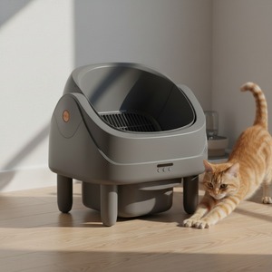 <span class=keywords><strong>Litière</strong></span> pour chat intelligente de luxe à grande capacité, contrôlable par application, avec ramassage automatique des excréments, <span class=keywords><strong>litière</strong></span> électrique pour la vie en intérieur des chatons - Product Image 2