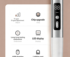 15-Level Electric Skin Tag Remover <b>Pen</b> for Mole, Wart, Freckle and Spot Removal at Home or Salon - Product Image 5