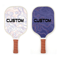 Raquettes de pickleball légères en fibre de verre et carbone de 10 mm, 13 mm, 14 mm, 16 mm pour débutants - Vente en gros