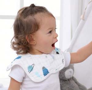 Bavoirs en coton biologique 100% pour bébés garçons et filles, lot de 8 bavoirs en bandana pour bébés - Product Image 1