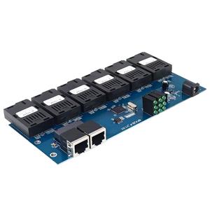 8 cổng sợi quang Ethernet chuyển đổi PCB 100Mbps mạng sợi quang chuyển đổi sợi Quang Phương tiện truyền thông thu phát - Product Image 2