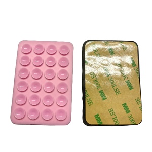 Non Slip Sucker Mat Mobile Phone Suction Cup <b>Silicone</b> Sucker Cup for Charging Treasure - Product Image 1