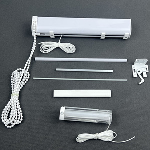 Giao hàng trực tiếp từ nhà máy và bộ phụ kiện rèm cuốn La Mã đầy đủ: bộ phận điều khiển, thanh ray dưới và cuộn băng dính, phụ kiện lắp đặt - Product Image 1