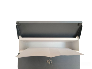 Buzón <span class=keywords><strong>de</strong></span> Acero Inoxidable con Panel Curvo <span class=keywords><strong>de</strong></span> Estilo Europeo, Impermeable, Antirrobo, Diseño <span class=keywords><strong>de</strong></span> Seguridad Duradero - Product Image 2
