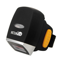 Netum Finger Escáner de código de barras 2D Mini anillo inalámbrico Lector de código Qr portátil