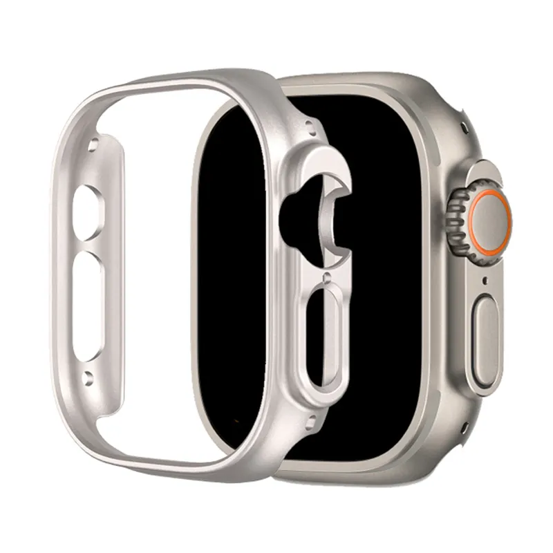 Protector de pantalla para Apple Watch, funda protectora Ultra personalizada para PC, marco de parachoques para Apple Watch Series 8 Ultra Pro de 49mm, A-BK056, 2022