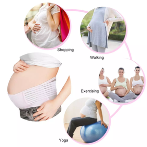 Ceinture abdominale réglable 3 en 1 pour femmes enceintes Ceinture de maternité respirante pour grossesse Bande abdominale - Product Image 2