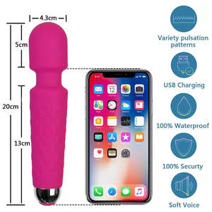 Masajeador Vibrador Portátil con Carga USB, Masajeador de Mano con Silicona Resistente, Masajeador de Punto G para Adultos, Mujeres y Parejas. - Product Image 4
