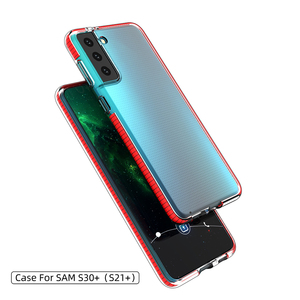 เคสโทรศัพท์มือถือ TPU ใสแบบ 3 มิติ ป้องกันเต็มรูปแบบ พร้อมเลนส์ป้องกัน กล้องบางเฉียบ สำหรับ Samsung S21+ - Product Image 1