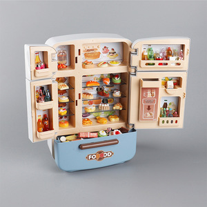 Mini chariot de <span class=keywords><strong>cuisine</strong></span> simulé, ensemble de jouets décoratifs, modèle miniature pour maison de poupée, aménagement de micro-<span class=keywords><strong>cuisine</strong></span> - Product Image 1