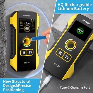 เครื่องตรวจจับผนัง FNIRSI WD-02 รุ่นใหม่ ดีไซน์รูเจาะตำแหน่ง หน้าจอ TFT แสดงผล ตรวจจับสายไฟ AC สายไฟฟ้า โลหะ ไม้ และโครงสร้างผนัง - Product Image 5