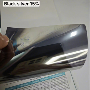 <span class=keywords><strong>Film</strong></span> pour vitres de voiture à faible réflexion, vision nocturne, 2 mil PET, 70% IRR, teinte noire argentée avec protection UV à 99% - Product Image 1