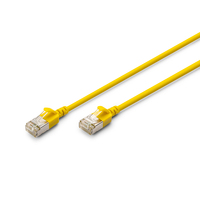 Cable de red blindado Extra delgado de 32AWG Cat6A, conector RJ45 suave y Flexible, Cables de comunicación de línea de datos Ethernet delgados de F-FTP