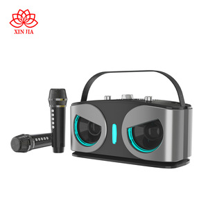 Portable Karaoke Speaker 10 Wireless Dual <b>Microphone</b> Outdoor Indoor Ktv System SD306S - Product Image 4
