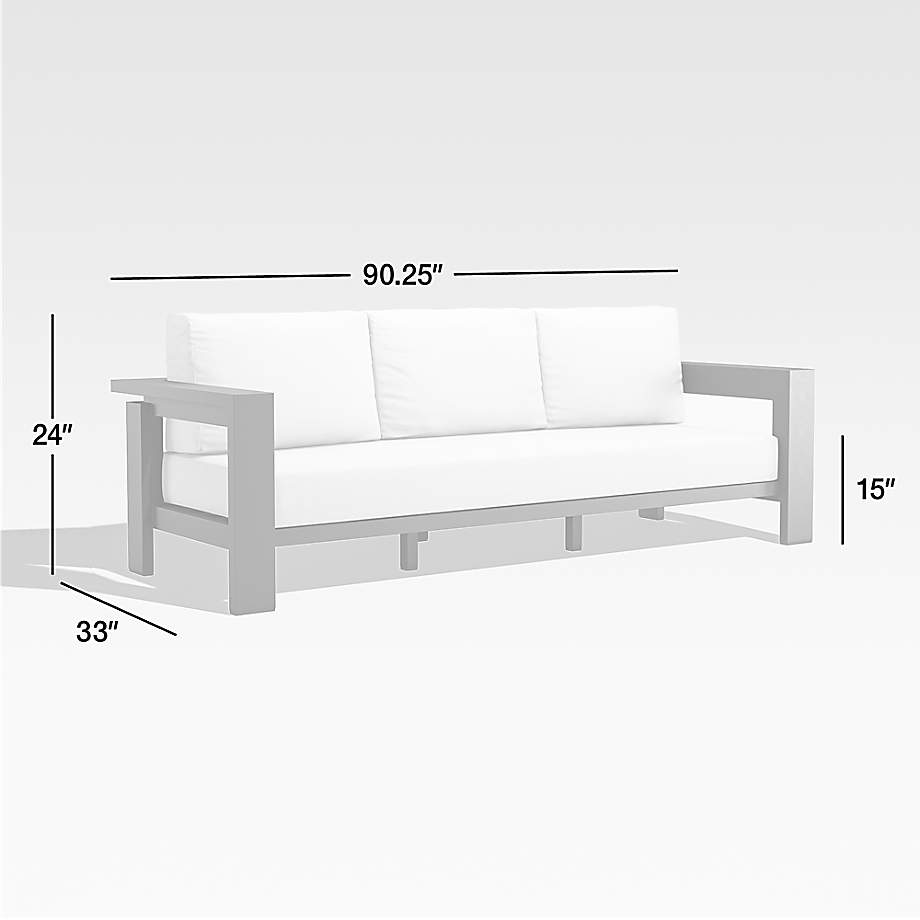 Factory Custom Garden Set Patio High End Fabric All Weather Outdoor Aluminum Sofa Set